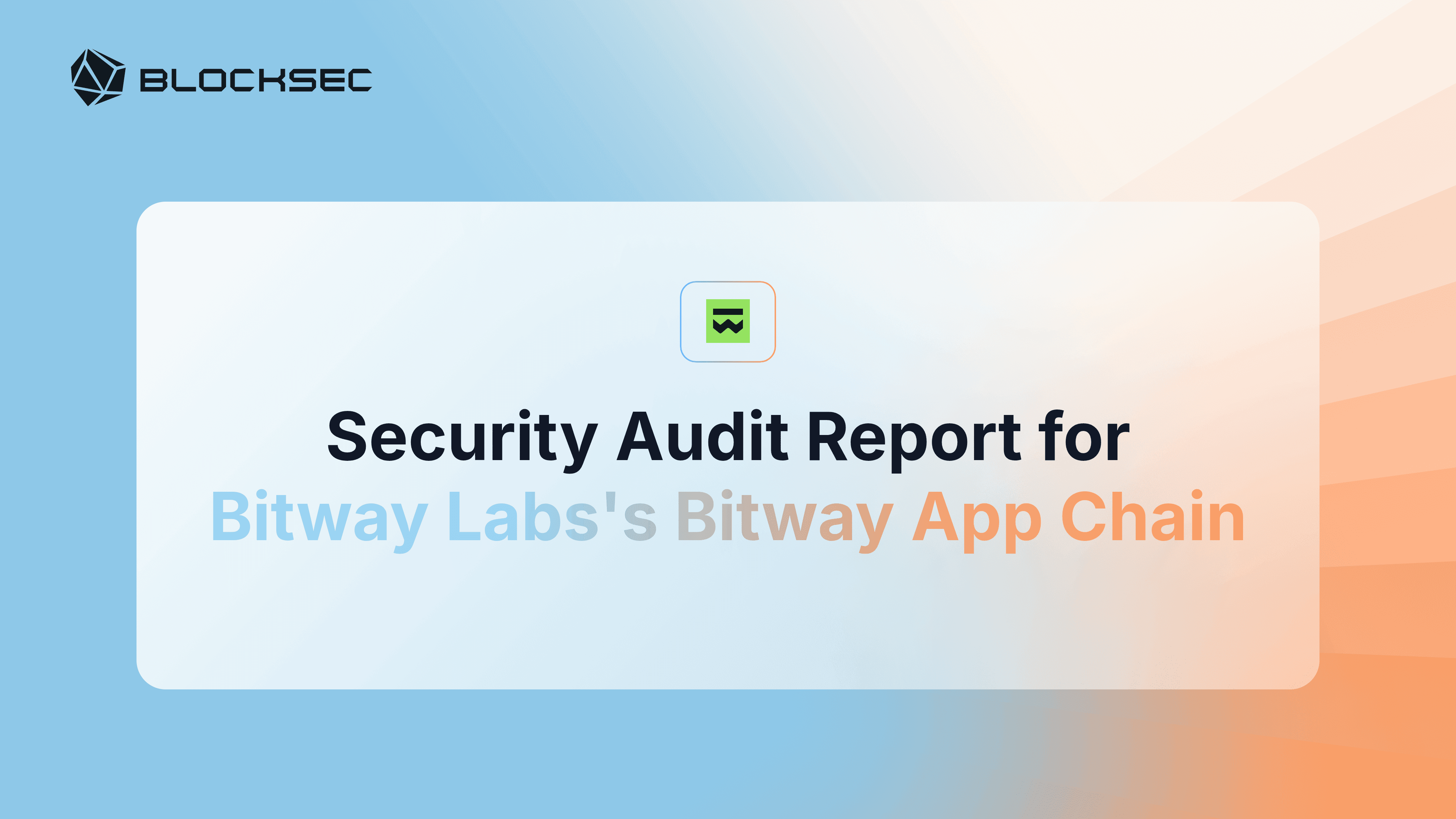 BlockSec | Blockchain Infrastructure Audit